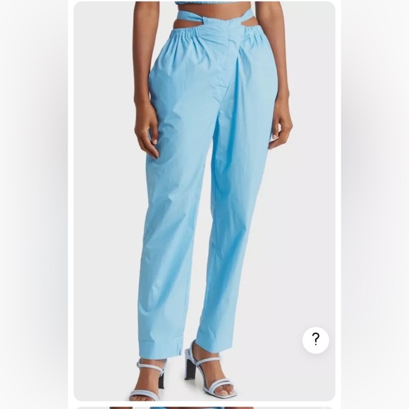 NICHOLAS Taron Pant In Swim Blue‎ NWT Size US 0 - Picture 1 of 9